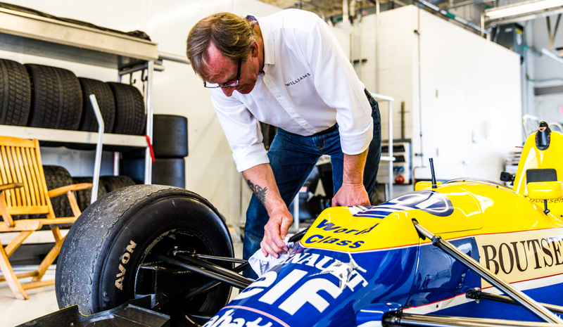 This is Dickie Stanford. He’s been around Williams and F1 for longer than I’ve been alive. One cool chap.
